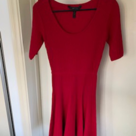 RED BCBC MAXAZRIA DRESS - Picture 1 of 5